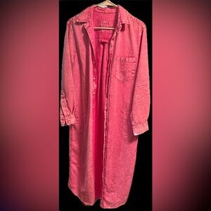 FRANK & EILEEN
Rory Pink Mineral Wash Long Dress